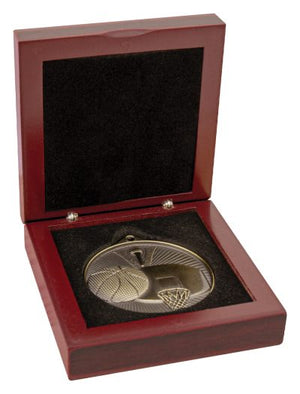 Premium Timber Medal Box – 50 / 52mm