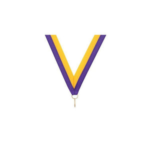 Purple / Gold Ribbon - eagle rise sports