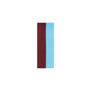 Ribbon - Maroon & Light Blue - eagle rise sports