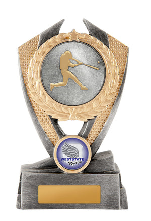 Hero Shield - Baseball trophy - eagle rise sports