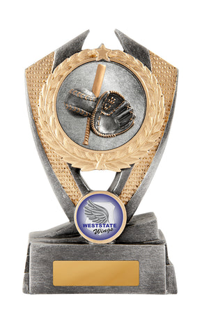 Hero Shield - Baseball trophy - eagle rise sports