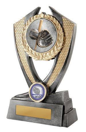Hero Shield - Baseball trophy - eagle rise sports