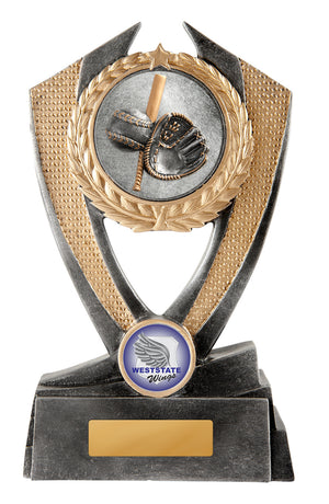Hero Shield - Baseball trophy - eagle rise sports