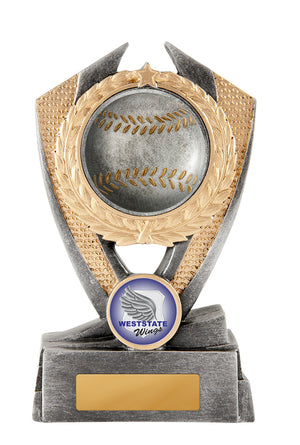 Hero Shield - Baseball trophy - eagle rise sports