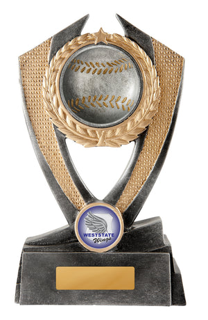 Hero Shield - Baseball trophy - eagle rise sports