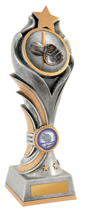 Flame Tower - Baseball trophy - eagle rise sports