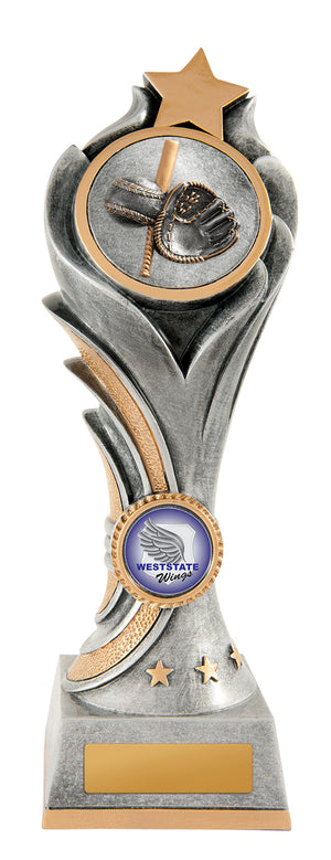 Flame Tower - Baseball trophy - eagle rise sports