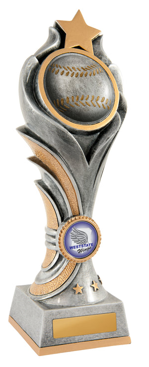 Flame Tower - Baseball trophy - eagle rise sports