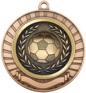 Eco Scroll Medal - Football - eagle rise sports 