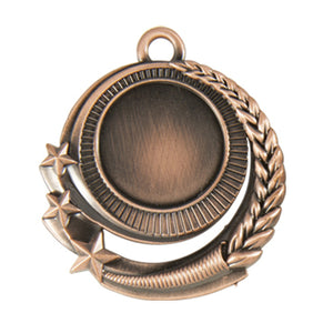 Star Wreath Medal-25mm insert - eagle rise sports