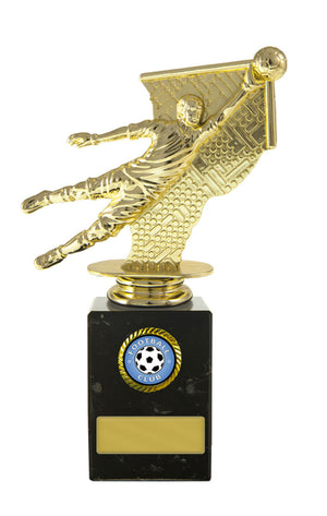 Goalkeeper on Column - eagle rise sports